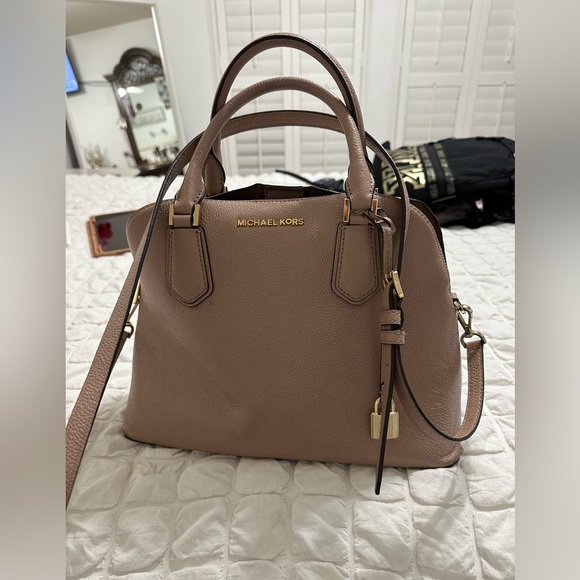 MICHAEL KORS Leather Dome Satchel - Picture 3 of 7